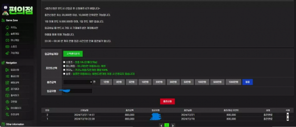 편의점 gsgs77.com 문자 보내며 가입 유도해서 입금 먹튀하는 구멍가게