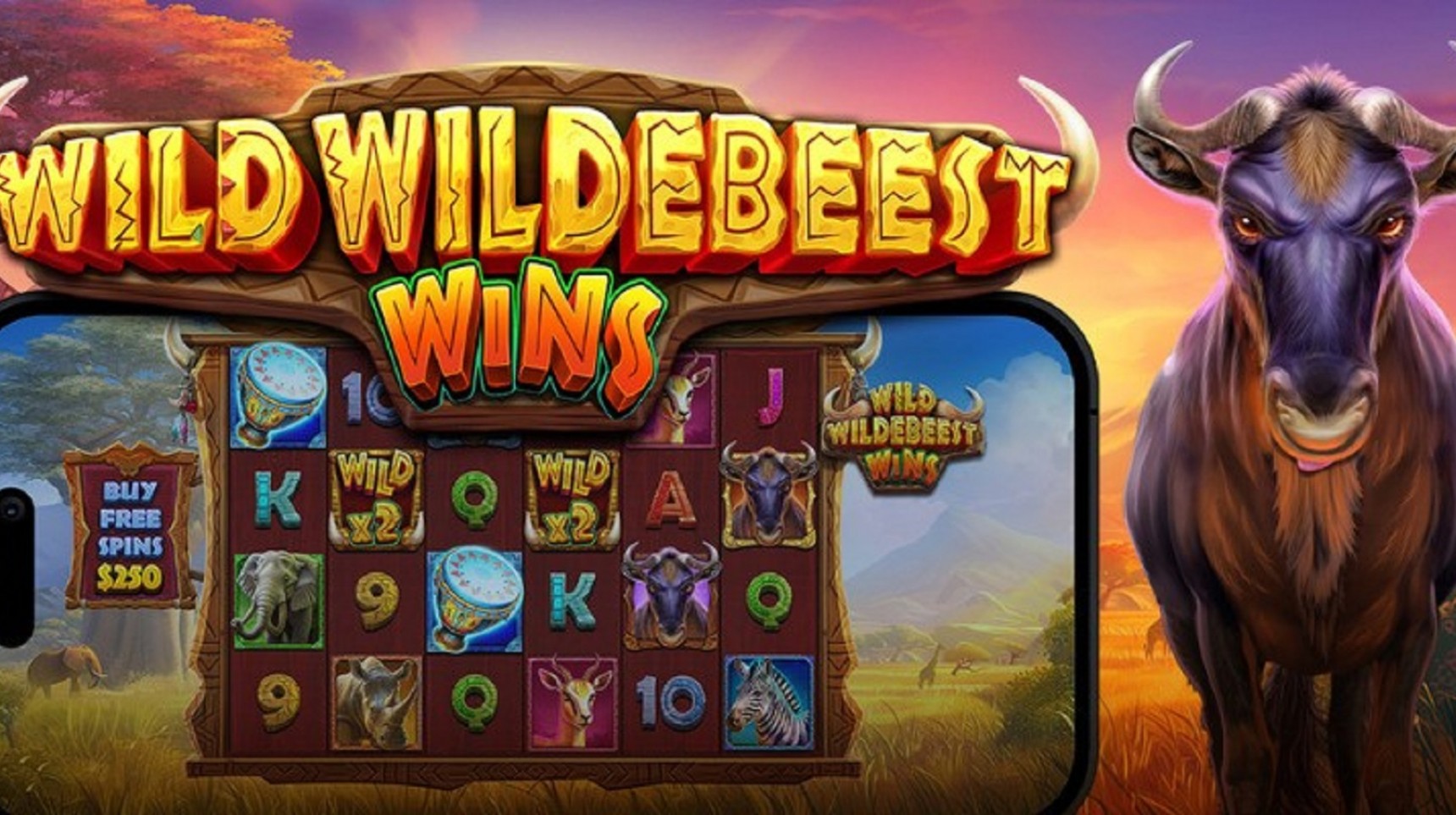 슬롯 커뮤니티 슬롯 마켓에서 제공하는 프라그마틱 무료 슬롯 게임 [Wild Wildebeest Wins]