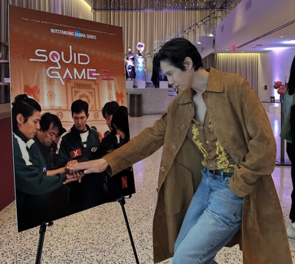 박성훈, 근황 공개..LA서 '오징어게임3' 홍보 중