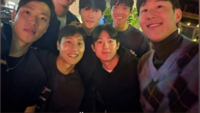 '맏형' 손흥민부터 '막내' 양민혁까지, 영국에서 활약 중인 유럽파 선수들이 한 자리에 모였다
