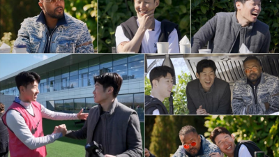 박지성&에브라가 손흥민이 캡틴으로 있는 토트넘 홋스퍼 FC를 방문