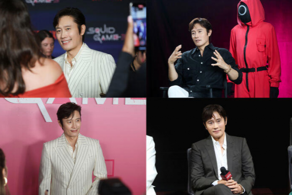 영어 되는 이병헌, '오겜3' 글로벌 홍보 열일…美 LA·뉴욕 달궜다