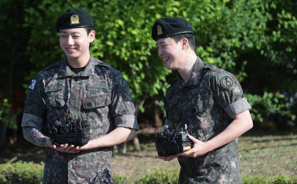 BTS 지민·정국 전역, 기다려줘서 감사