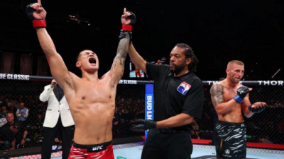 고석현 UFC 데뷔전 압도적 승리! 외신 극찬! 무패 파이터에 '만장일치' 판정승