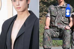 차은우, 중대장 훈련병 됐다…늠름한 모습 공개