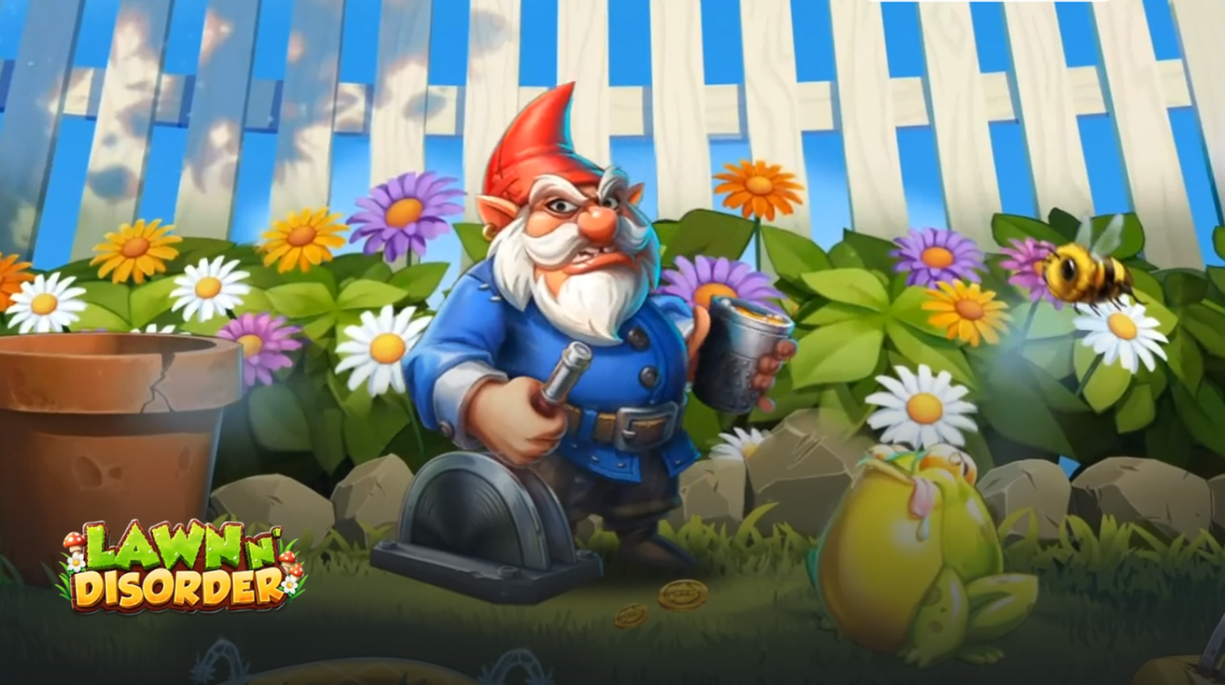 슬롯 커뮤니티 슬롯 마켓에서 제공하는 플레이앤고 무료 슬롯 게임 [Lawn n’ Disorder]