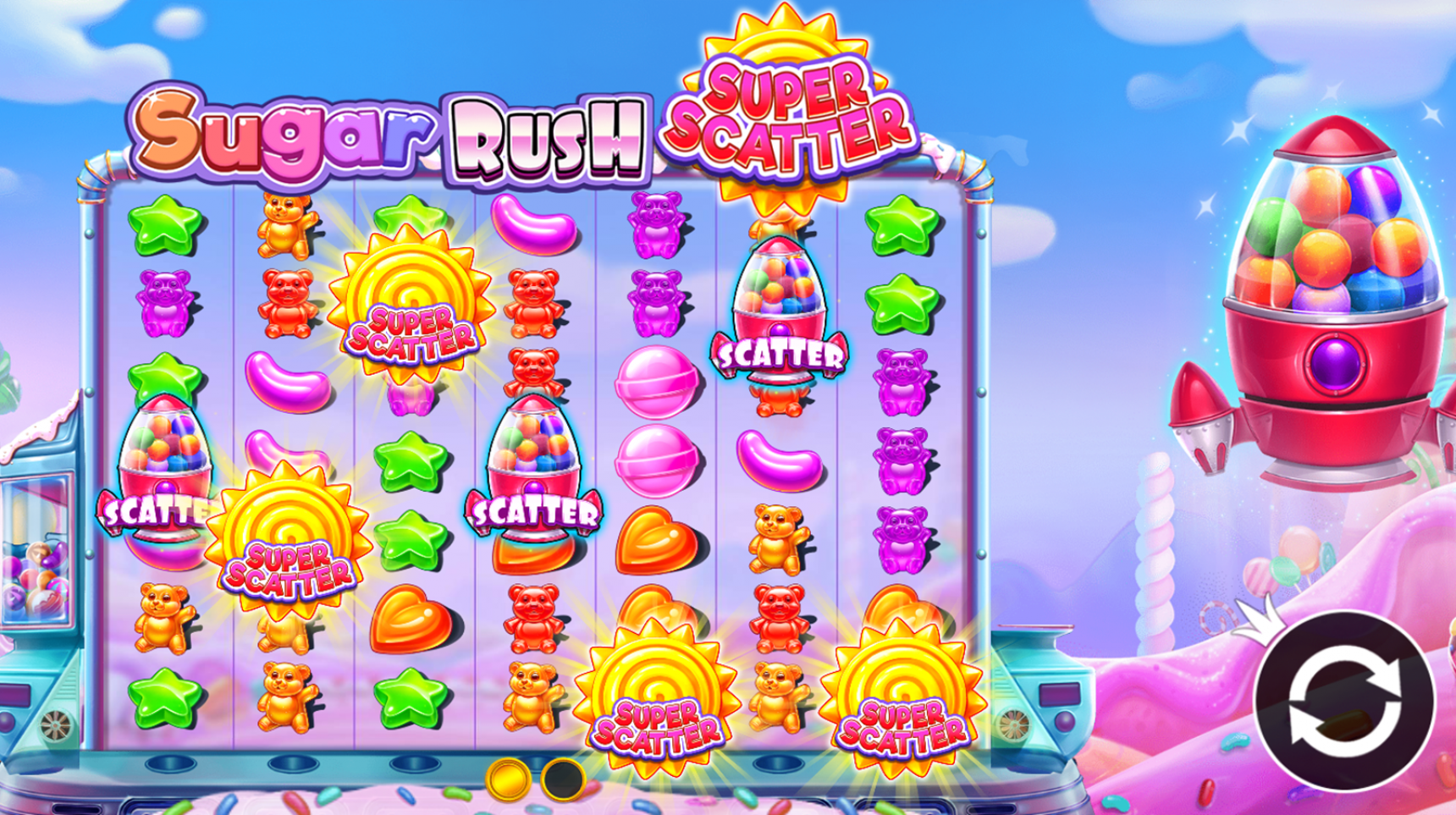 슬롯 커뮤니티 슬롯 마켓에서 제공하는 프라그마틱 무료 슬롯 게임 [Sugar Rush Super Scatter]