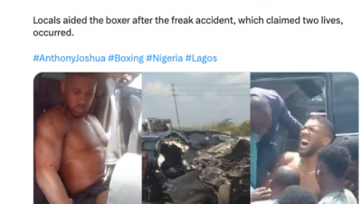 '복싱챔프' 조슈아 끔찍한 교통사고에도 멀쩡…동승자 모두 사망