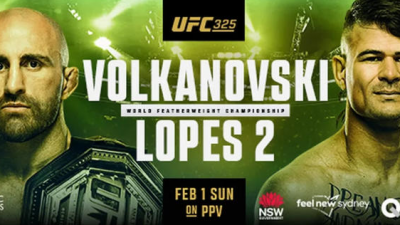 볼카노프스키, UFC 325서 ‘랭킹 2위’ 로페스와 운명의 방어전