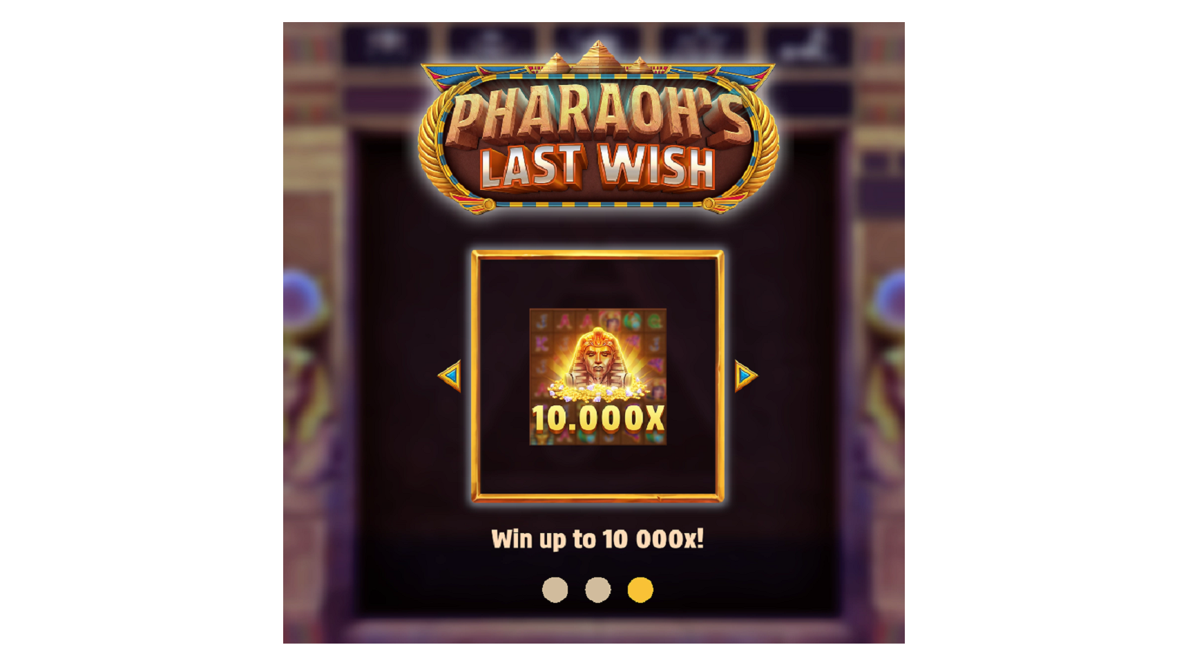 슬롯 커뮤니티 슬롯 마켓에서 제공하는 릴렉스게이밍 무료 슬롯 게임 [Pharaoh’s Last Wish]