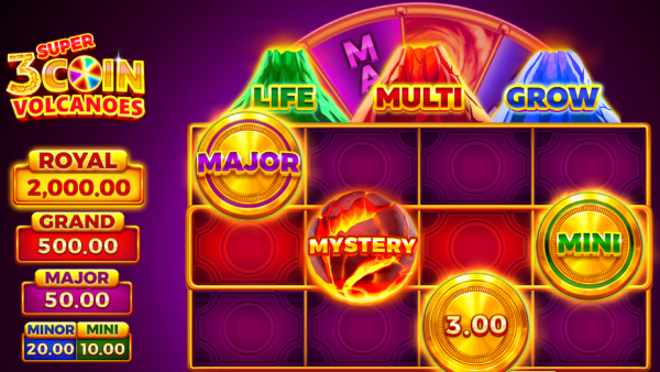 슬롯 커뮤니티 슬롯 마켓에서 제공하는 부운고 무료 슬롯 게임 [3 Super Coin Volcanoes]
