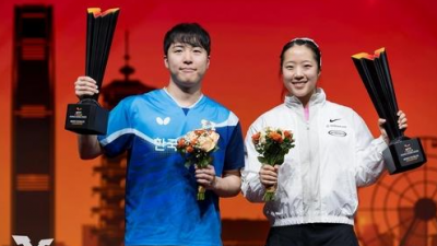 임종훈-신유빈, 탁구 혼합복식 세계랭킹 1위 등극