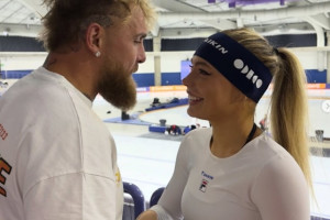 제이크 폴의 약혼녀 유타 레이르담,  생애 첫 금메달을 획득