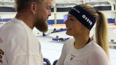 제이크 폴의 약혼녀 유타 레이르담,  생애 첫 금메달을 획득