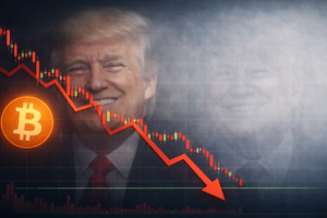 트럼프로 올랐던 비트코인 상승분 모두 반납