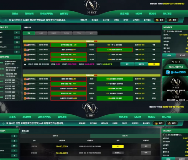 엔벳 'nbnb-222.com' NBA 4폴더 당첨금 먹튀