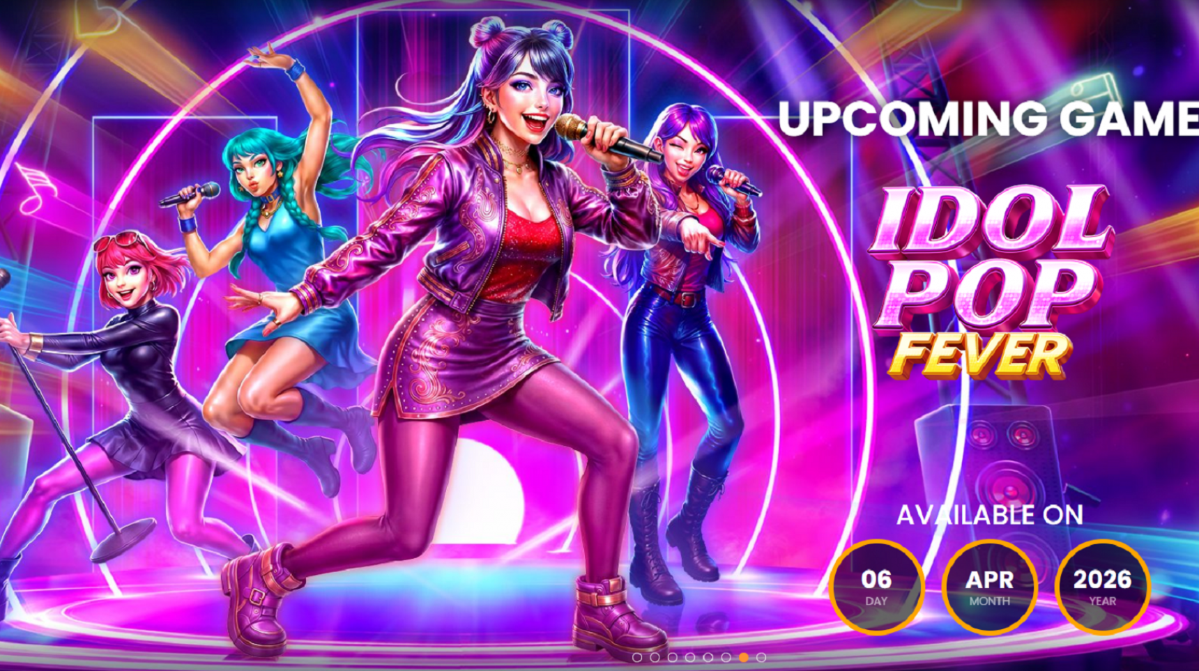 슬롯 커뮤니티 슬롯마켓에서 제공하는 무료 슬롯 게임 [Idol Pop Fever]