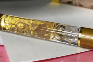 살아있는 기생충을 담은 일본 볼펜···자루당 5천원