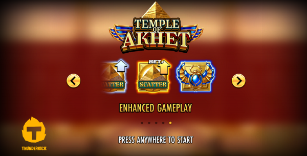 슬롯 커뮤니티 슬롯마켓에서 제공하는 무료 슬롯 게임 [Temple of Akhet]