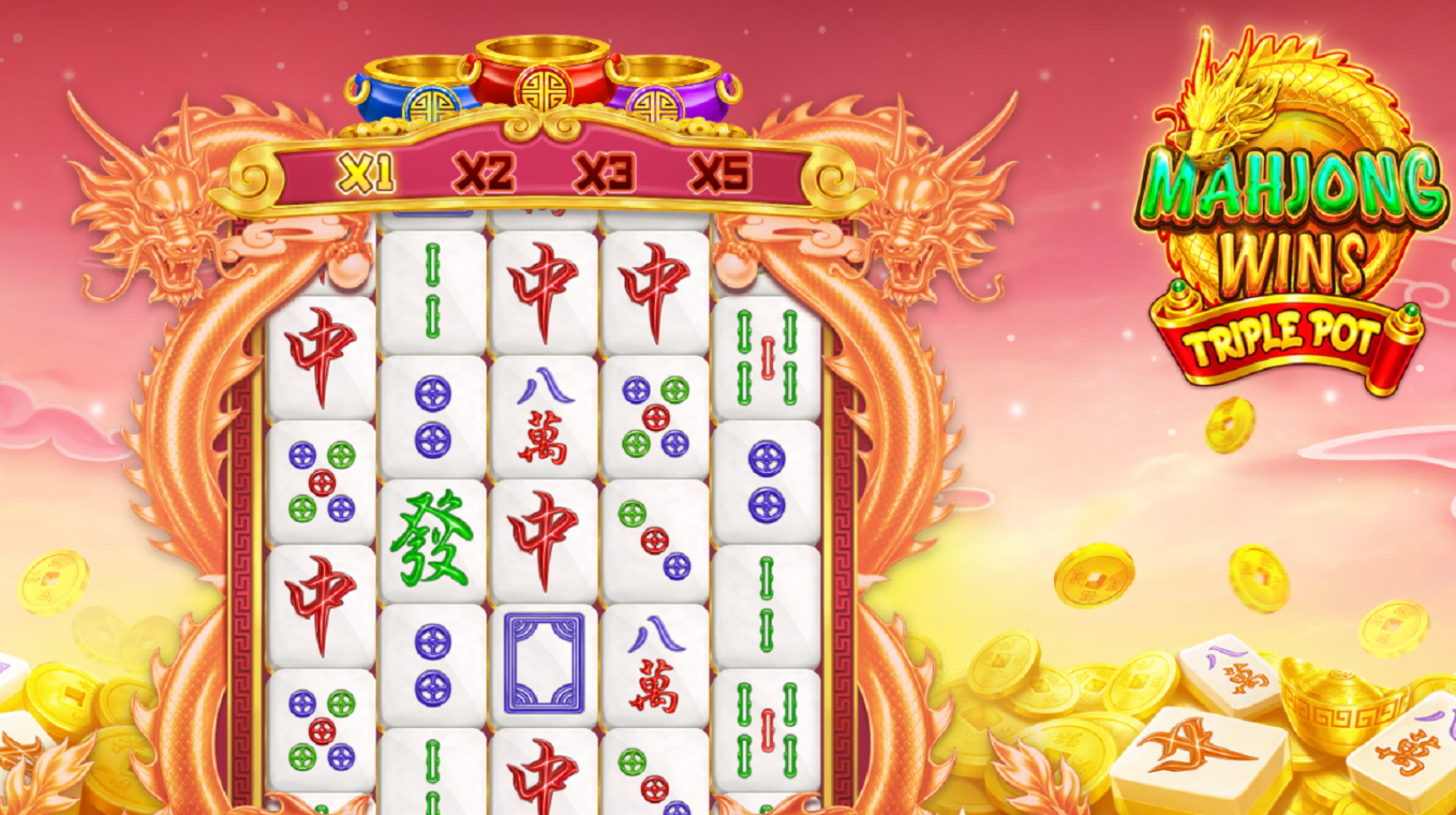 슬롯마켓에서 제공하는 무료 슬롯 게임 [Mahjong Wins Triple Pot]