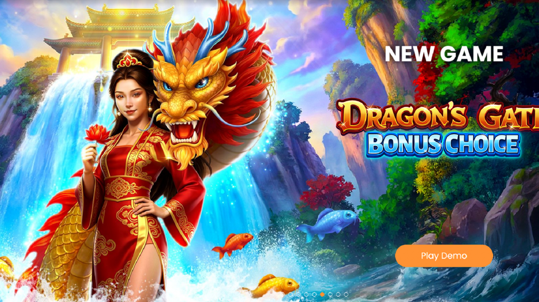 슬롯마켓에서 제공하는 무료 슬롯 게임 [Dragon’s Gate Bonus Choice]