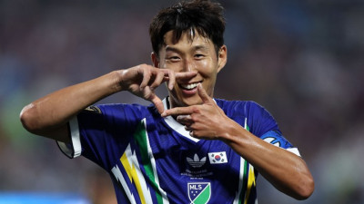 MLS 올스타 '캡틴' 손흥민, 3분 만에 2골