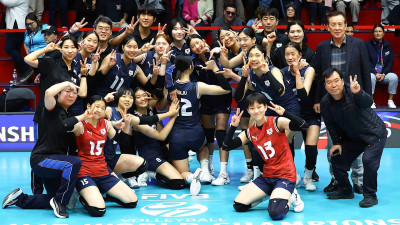 U-17 여자 배구대표팀, 세계선수권 2연승 질주