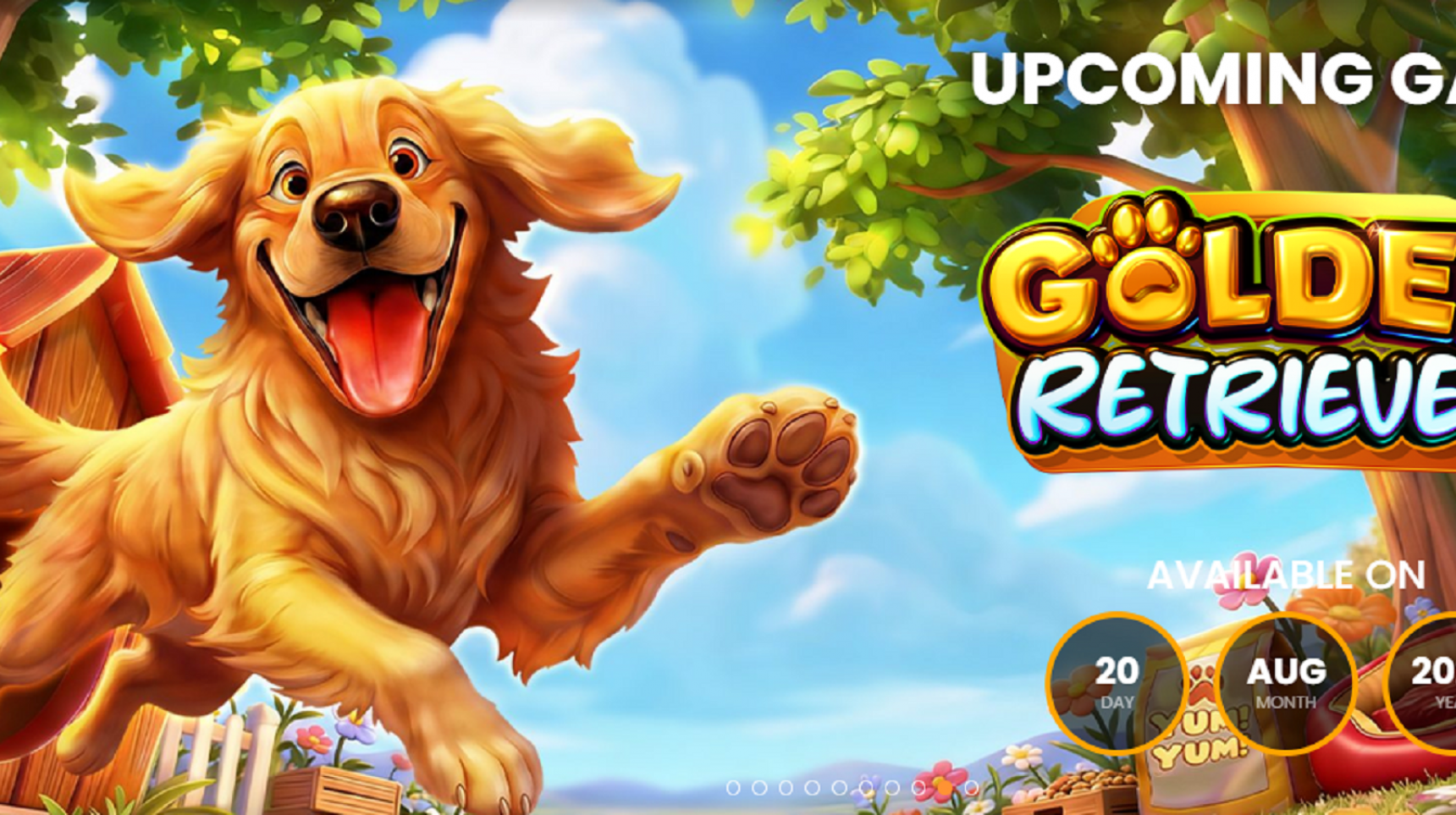슬롯마켓에서 제공하는 무료 슬롯 게임 [Golden Retriever]