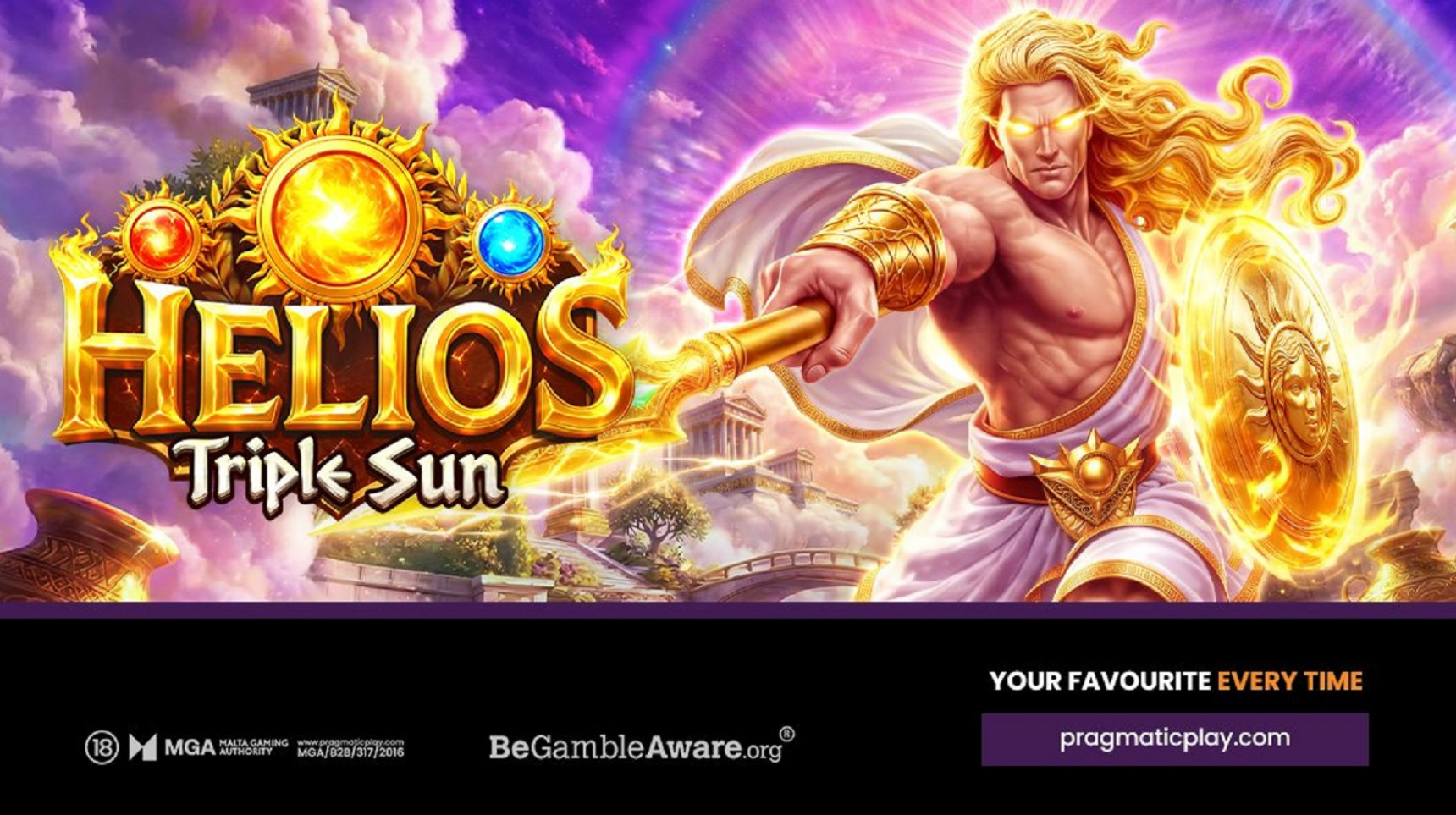 슬롯마켓에서 제공하는 무료 슬롯 게임 [Helios Triple Sun]