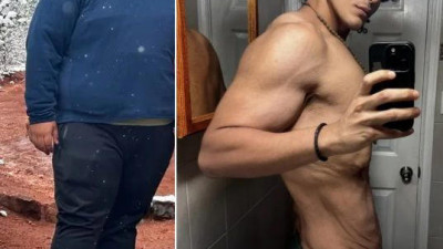 목숨 건 공포 딛고 3년만에 124kg 뺀 20대男