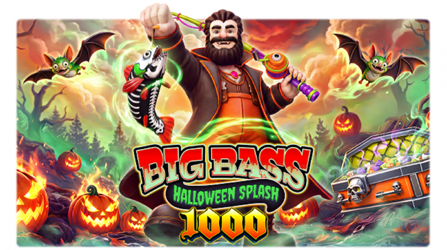 슬롯마켓에서 제공하는 무료 슬롯 게임 [Big Bass Halloween Splash 1000]