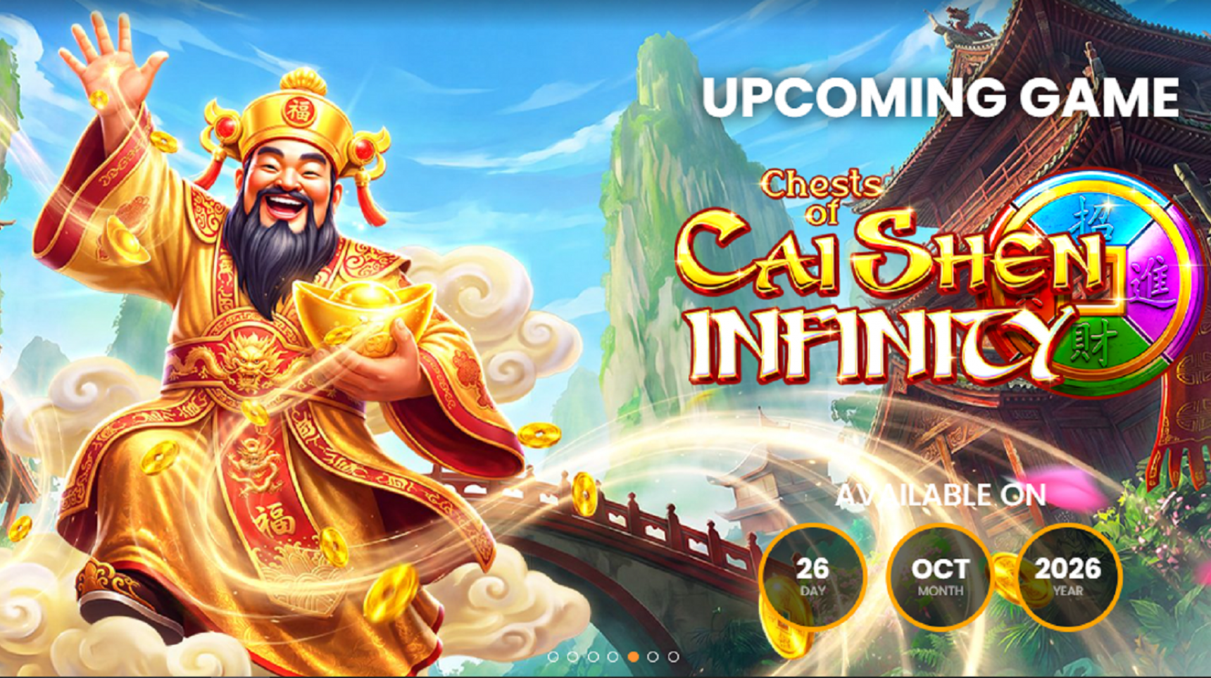 슬롯마켓에서 제공하는 무료 슬롯 게임 [Chests Of Cai Shen Infinity]