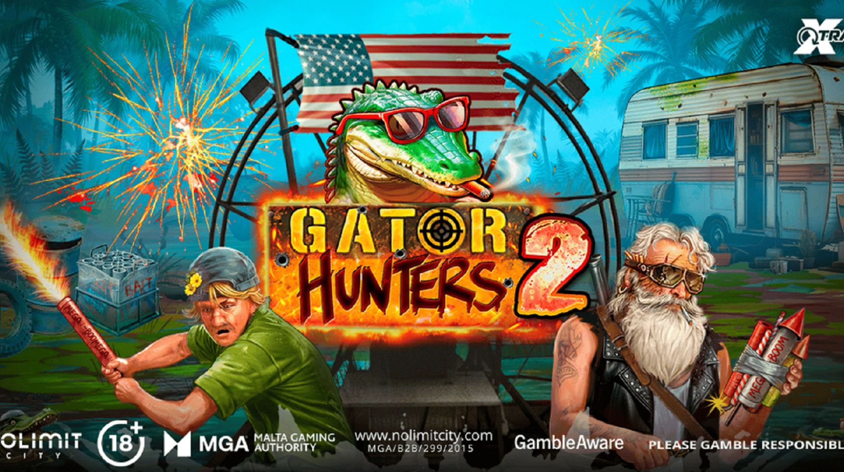 슬롯마켓에서 제공하는 무료 슬롯 게임 [Gator Hunters 2]