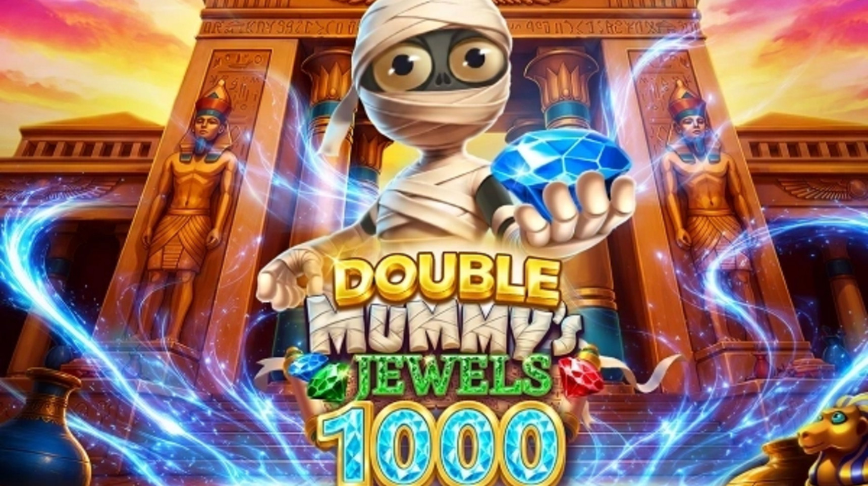 슬롯마켓에서 제공하는 무료 슬롯 게임 [Double Mummy’s Jewels 1000]