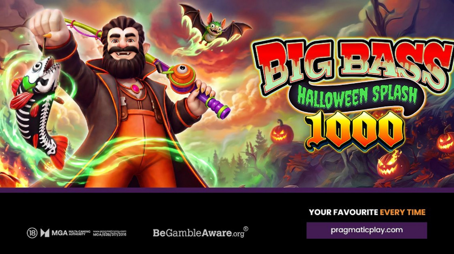 슬롯마켓에서 제공하는 무료 슬롯 게임 [Big Bass Halloween Splash 1000]